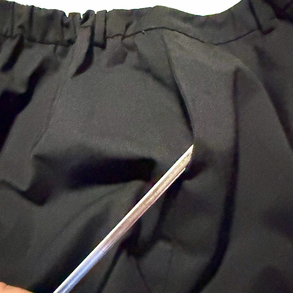 Lafayette 148 Clinton Black Ankle Pants Size 20W Light Wool Straight Leg - Picture 9 of 15
